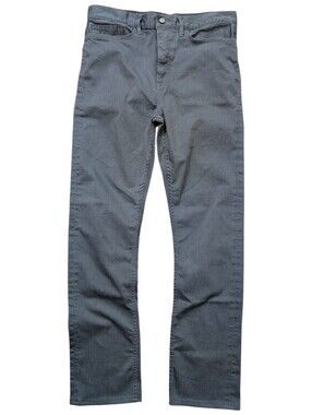 Gustin Men's Grey Jeans Vintage Straight Fit Size 37 Stretch